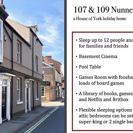 요크 107 And 109 Nunnery Lane 빌라 외부 사진